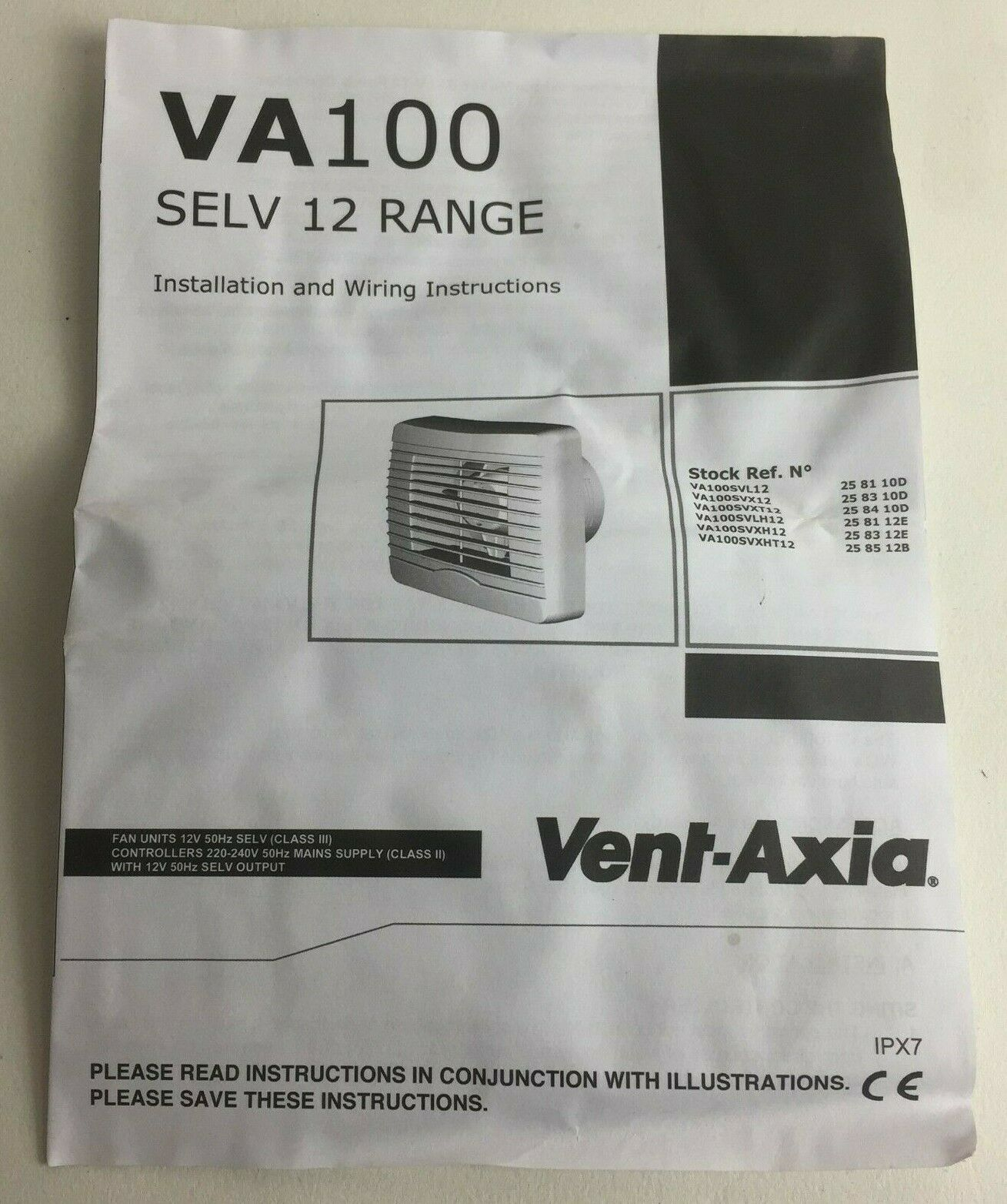 Vent Axia Va100 Selv 12 Range Lv Extractor Fan Installation inside sizing 1309 X 1564