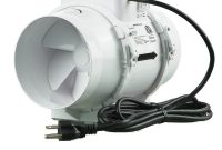 Vents 225 Cfm Power 6 In Mixed Flow In Line Duct Fan regarding measurements 1000 X 1000