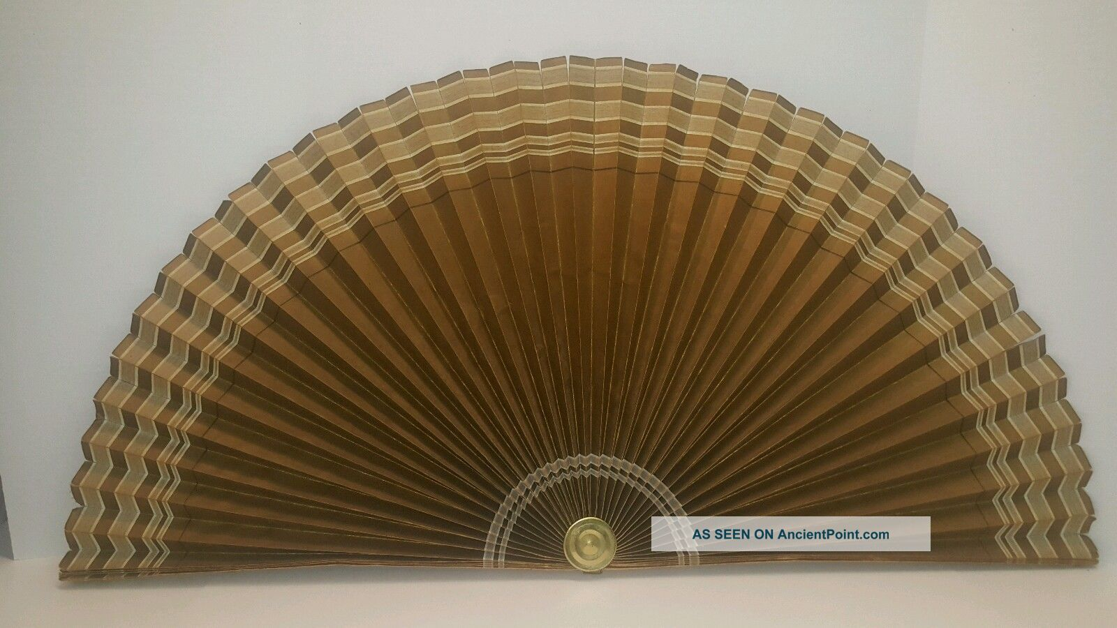 Vintage Air Line Mfg Co Paper Fireplace Background Fan with regard to proportions 1600 X 900