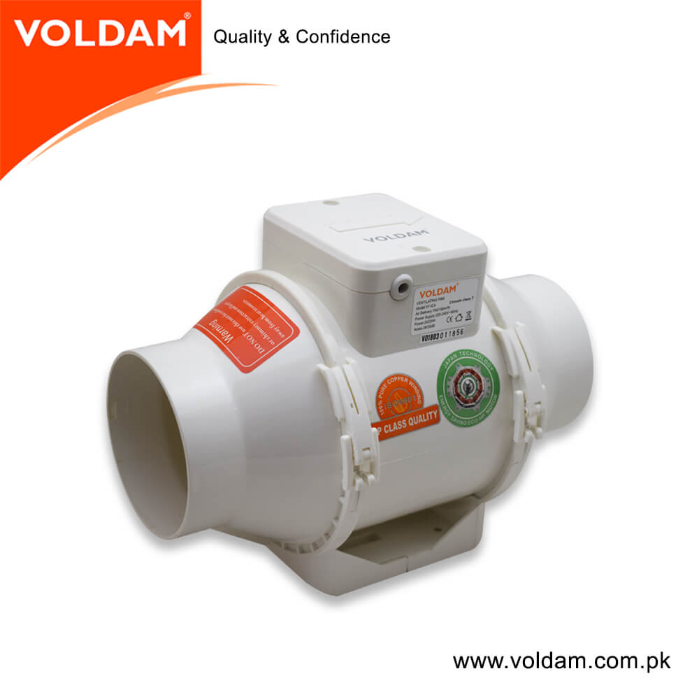 Voldam Mixed Flow In Line Duct Fan Exhaust Blower 4 Inch Dia inside measurements 1000 X 1000