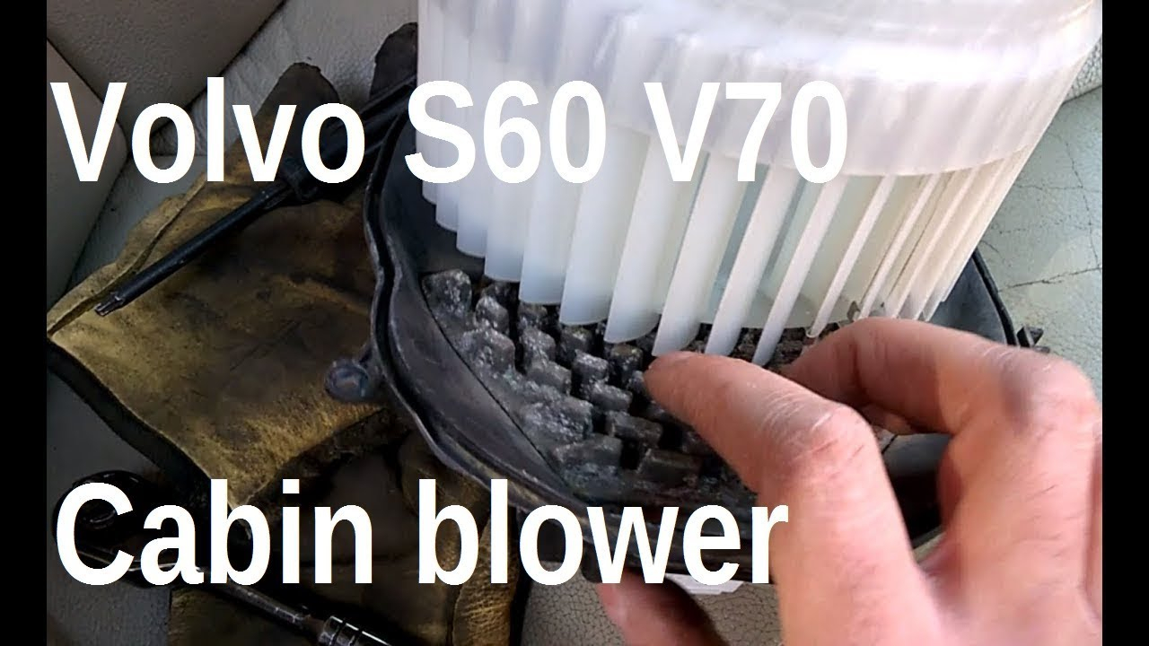 Volvo S60 V70 Cabin Blower Fan Removal 2001 2009 within size 1280 X 720