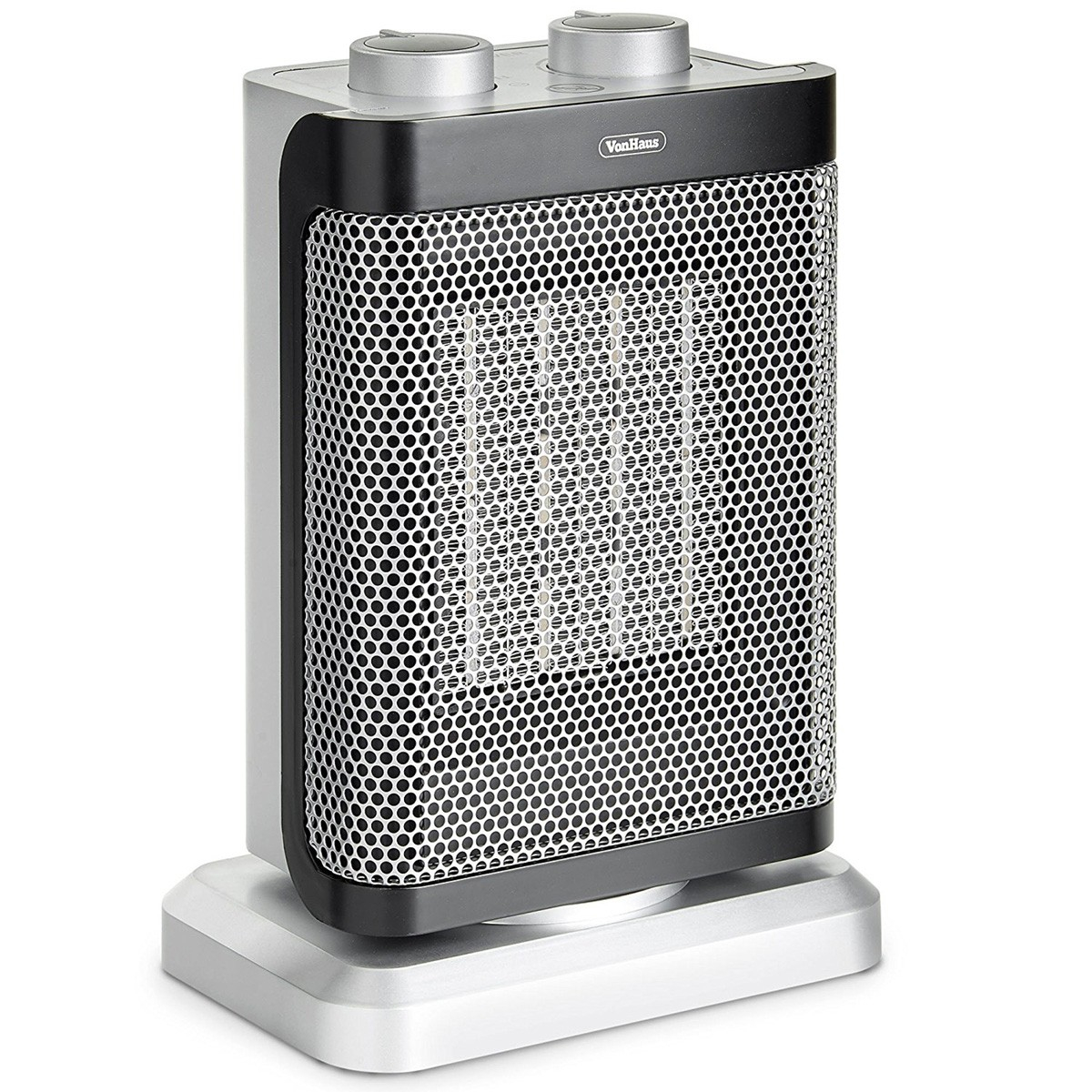 Vonhaus 14075 Oscillating 1500 Watt Electric Ceramic Heater in measurements 1200 X 1200