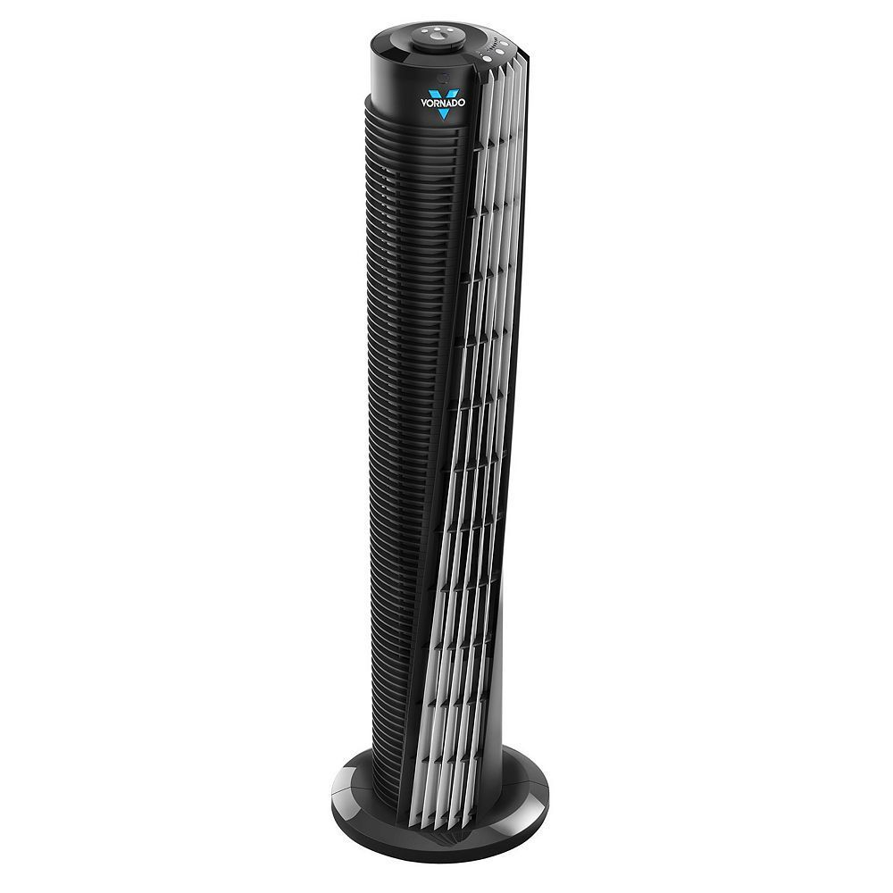 Vornado 184 Tower Air Circulator Black Tower Fan throughout sizing 1000 X 1000