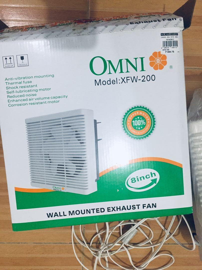 Wall Mounted Exhaust Fan Omni Model Xfw 200 8in On intended for dimensions 810 X 1080