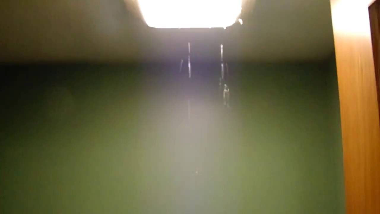 Water Pouring Out Of Basement Exhaust Fan From Leaking Tub At First Floor Bathroom intended for measurements 1280 X 720