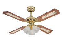 Westinghouse Ceiling Fan Princess Trio 105cm 42 In Polished Brass With 4 Reversible Oakmahogany Blades And 3 Lights for measurements 1000 X 1000