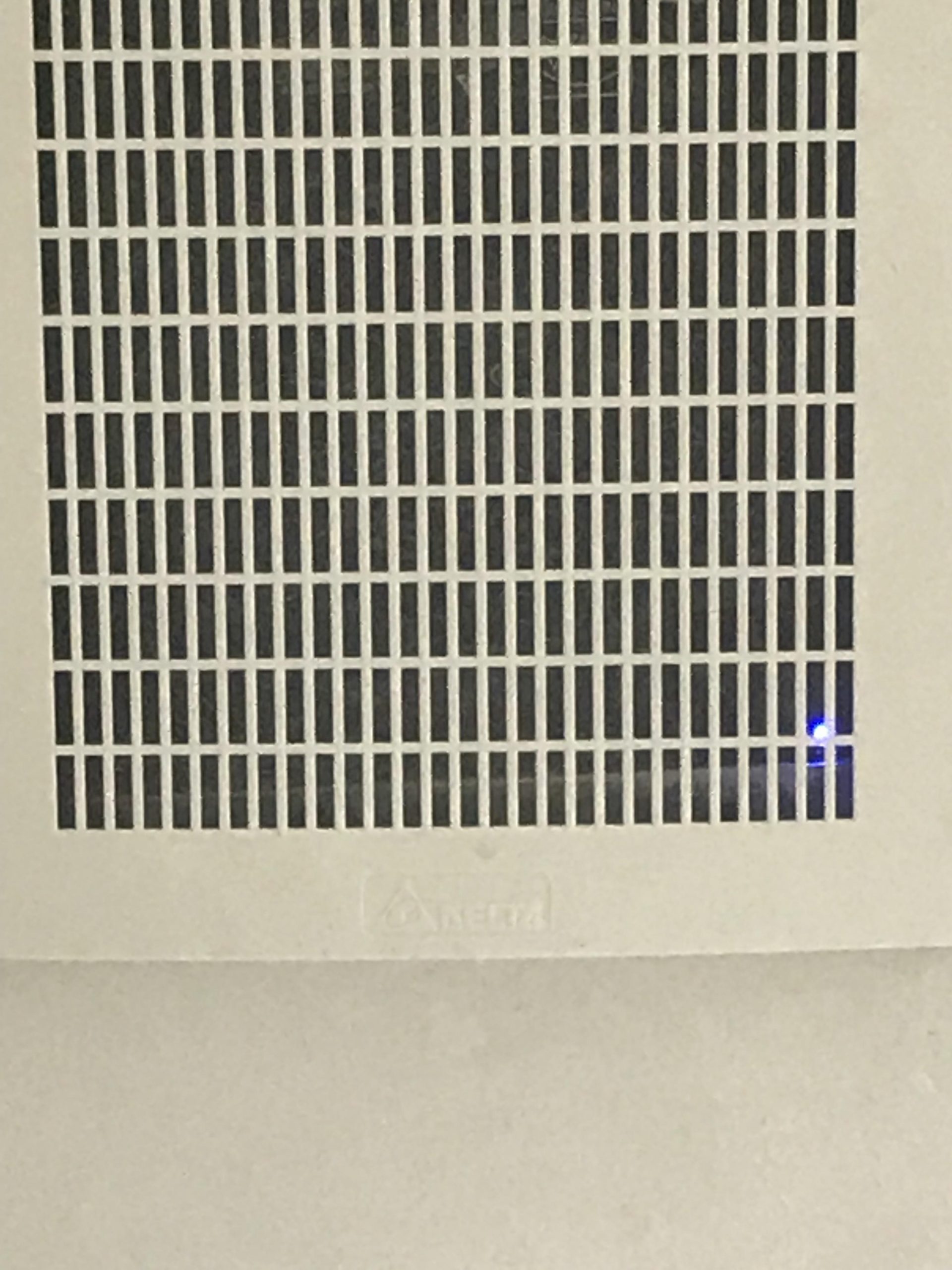Whats The Blue Light In This Vent In The Bathroom At Our regarding measurements 3024 X 4032