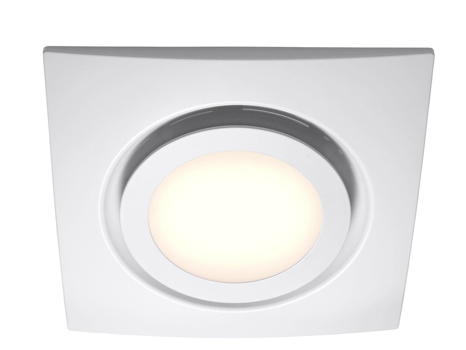 White Exhaust Fan With Led Light In 2020 Bathroom Exhaust inside proportions 1600 X 1200