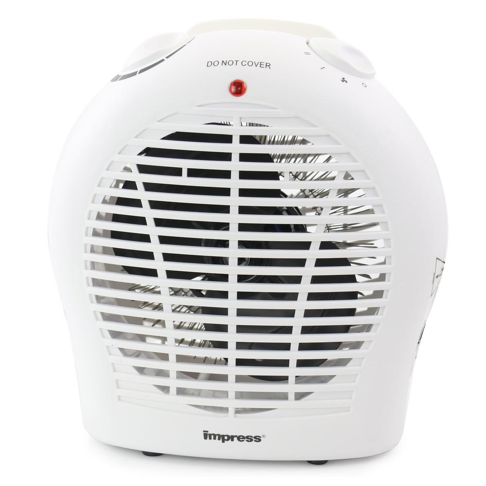 White Fan Heater With Thermostat intended for sizing 1000 X 1000