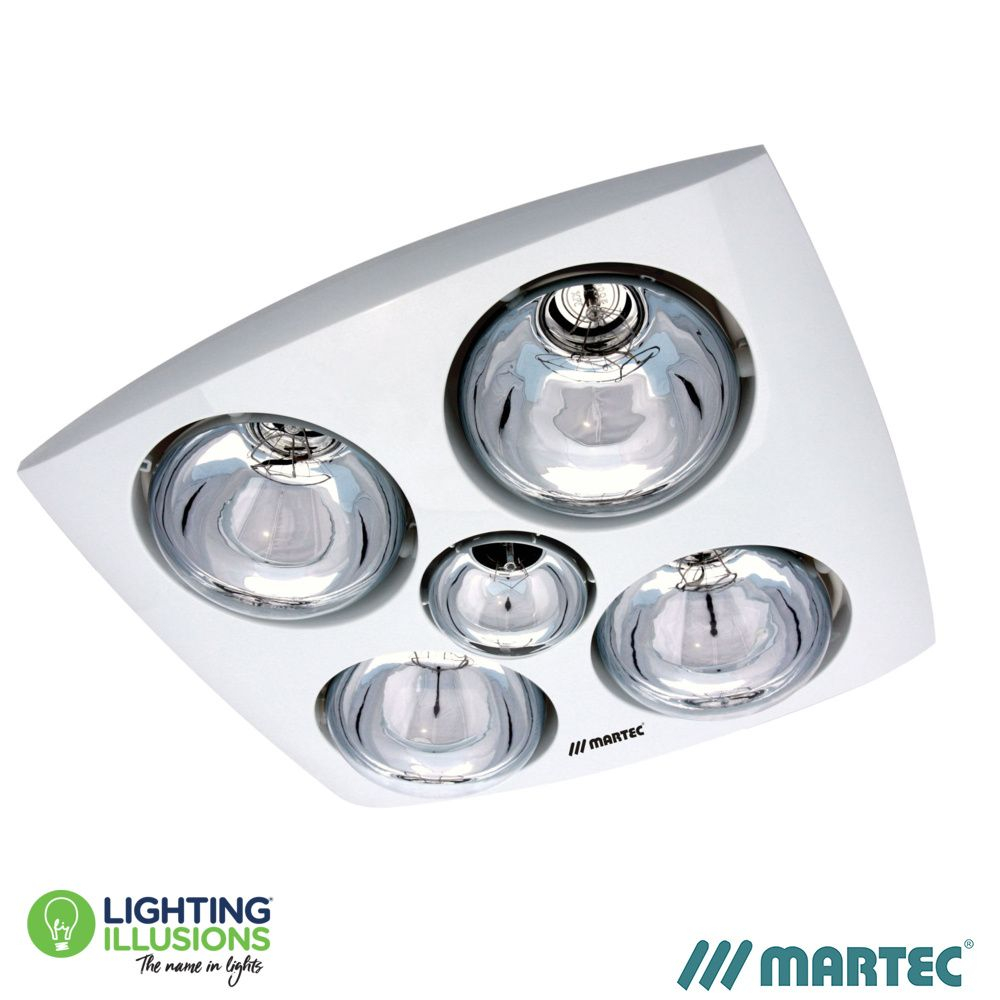 White Martec Contour 4 Bathroom 3 In 1 Exhaust Fan With Light with regard to dimensions 1000 X 1000
