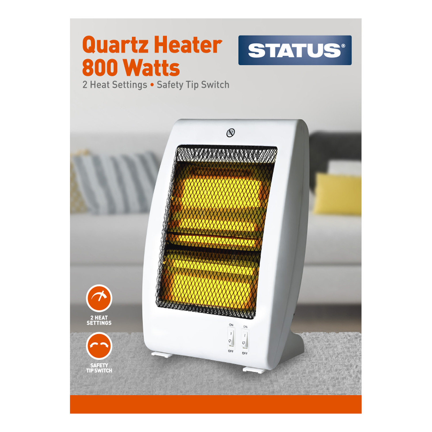 White Quartz Heater for proportions 1500 X 1500
