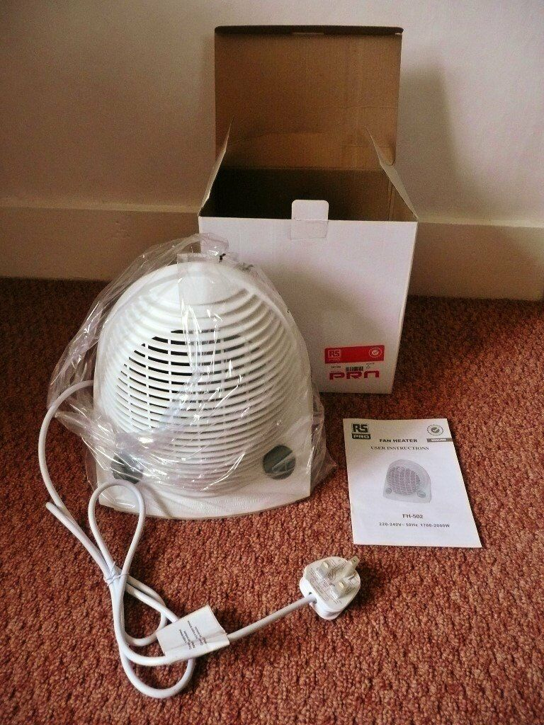 White Rs Pro Fh 502 1700 2000w Upright Floor Fan Heater With Adjustable Thermostat In South Ockendon Essex Gumtree in measurements 768 X 1024