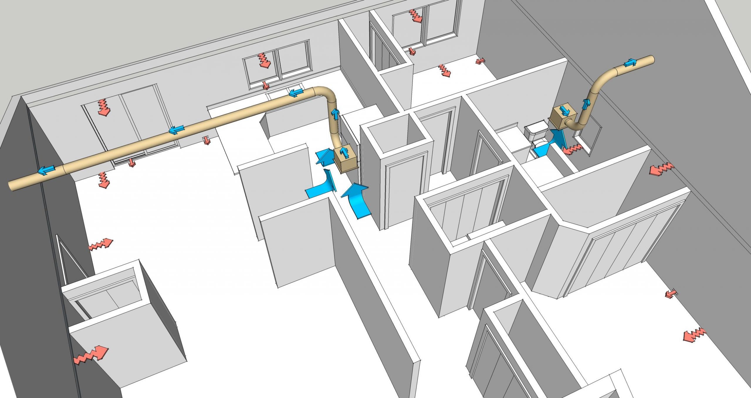 Whole Building Ventilation Examples Residential Building intended for proportions 2600 X 1380