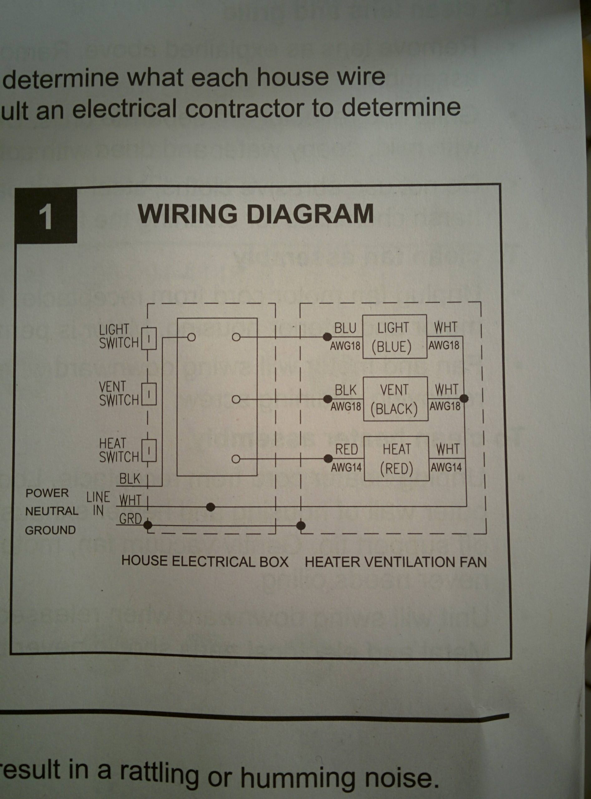 Wiring Bathroom Exhaust Fan With Heater Home Improvement for proportions 2432 X 3286