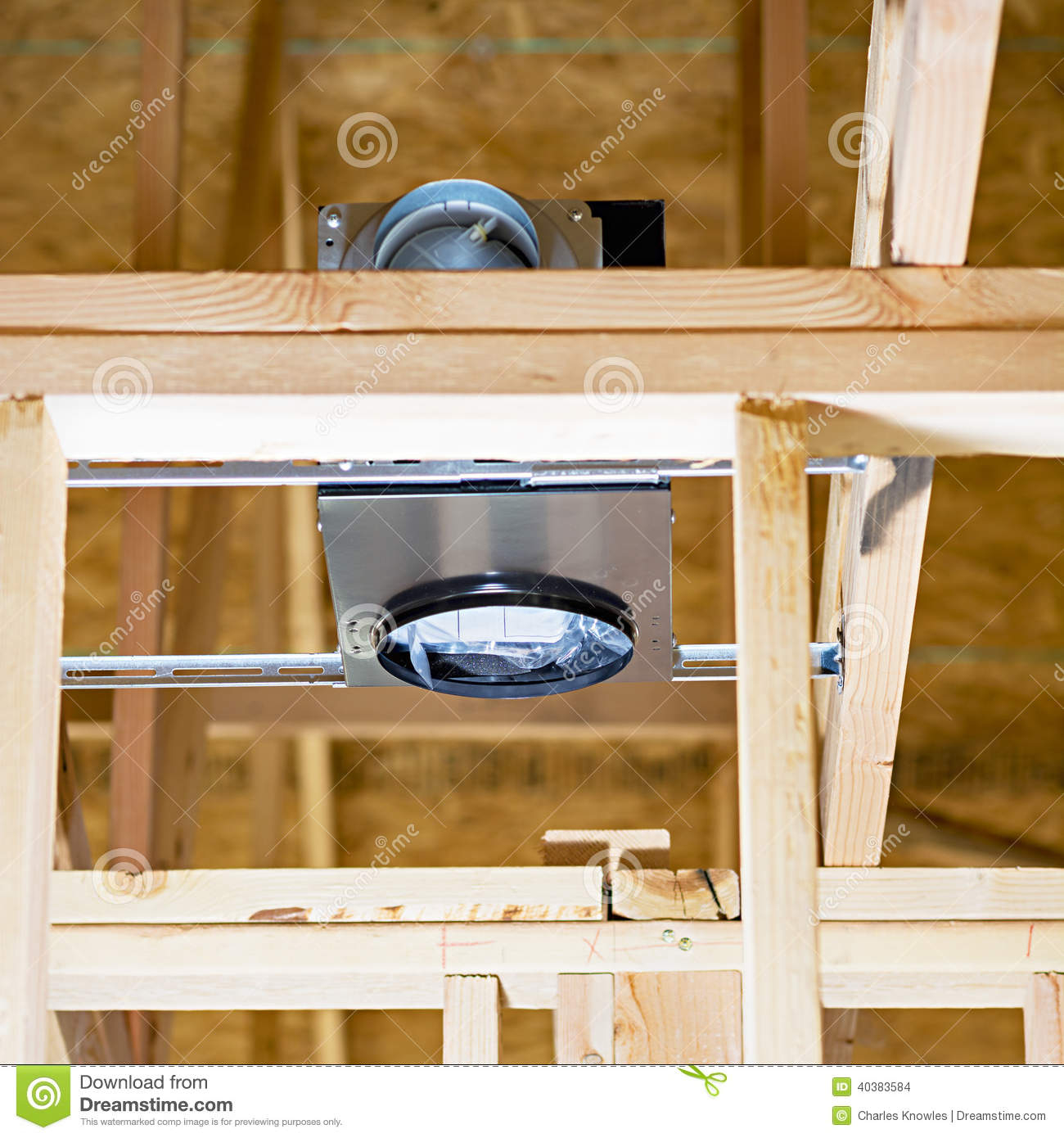 Wood Studs Construction Electrical Stock Photo Image Of with proportions 1300 X 1390