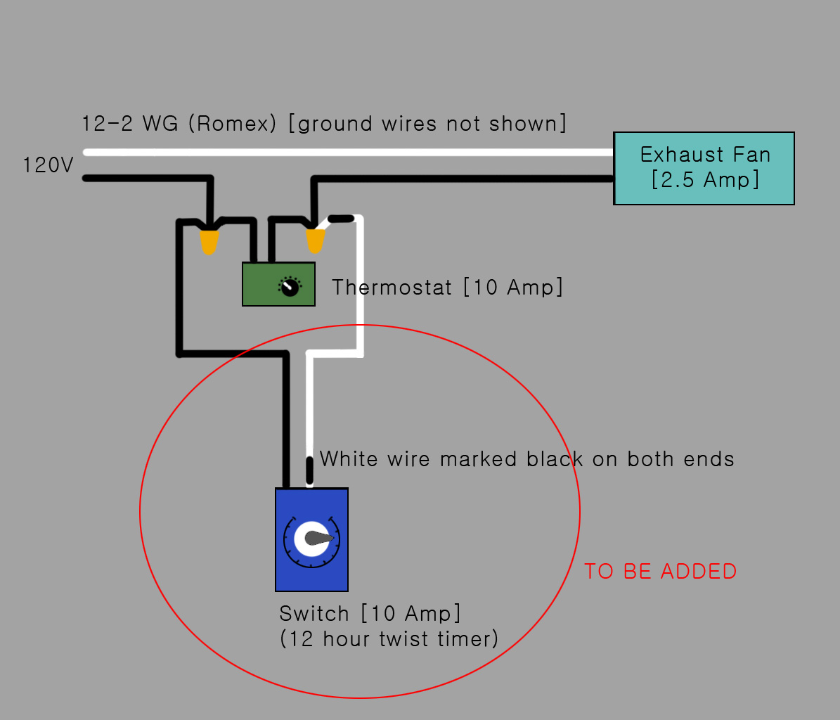 Would This Be The Correct Way To Add A Timer Switch To An with dimensions 1195 X 1024