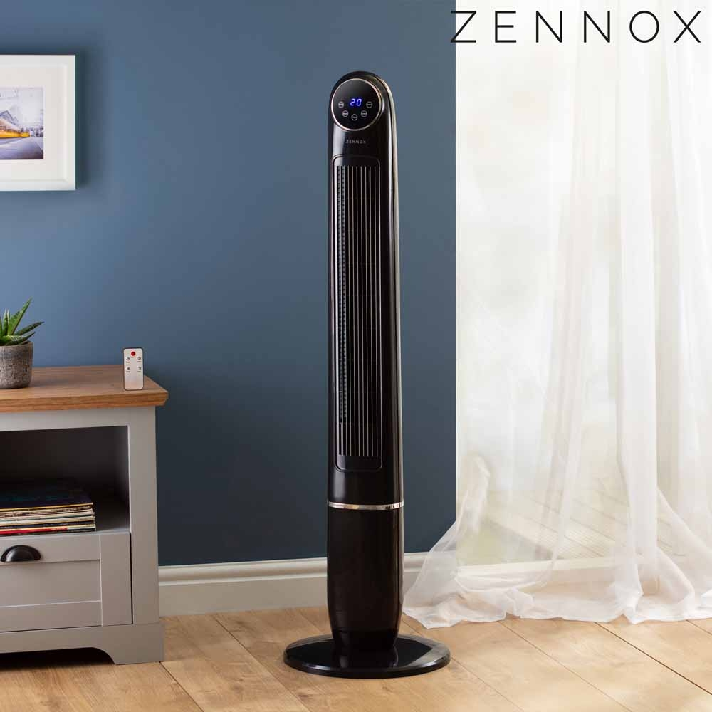 Zennox Tower Fan With Remote Control Clifford James in dimensions 1000 X 1000